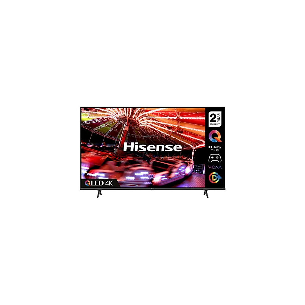 Hisense 50E7HQTUK QLED Gaming Series 50-inch 4K UHD Dolby Vision HDR Smart TV with YouTube, Netflix,Disneyu + Freeview Play and Alexa Built- 