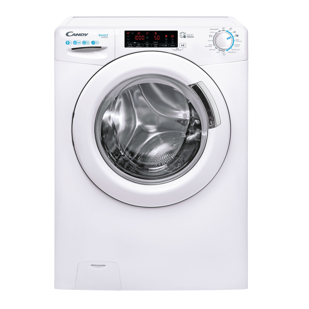 Candy CS69TME/1-80 9kg Washing Machine with 1600 rpm - White - B Rated 