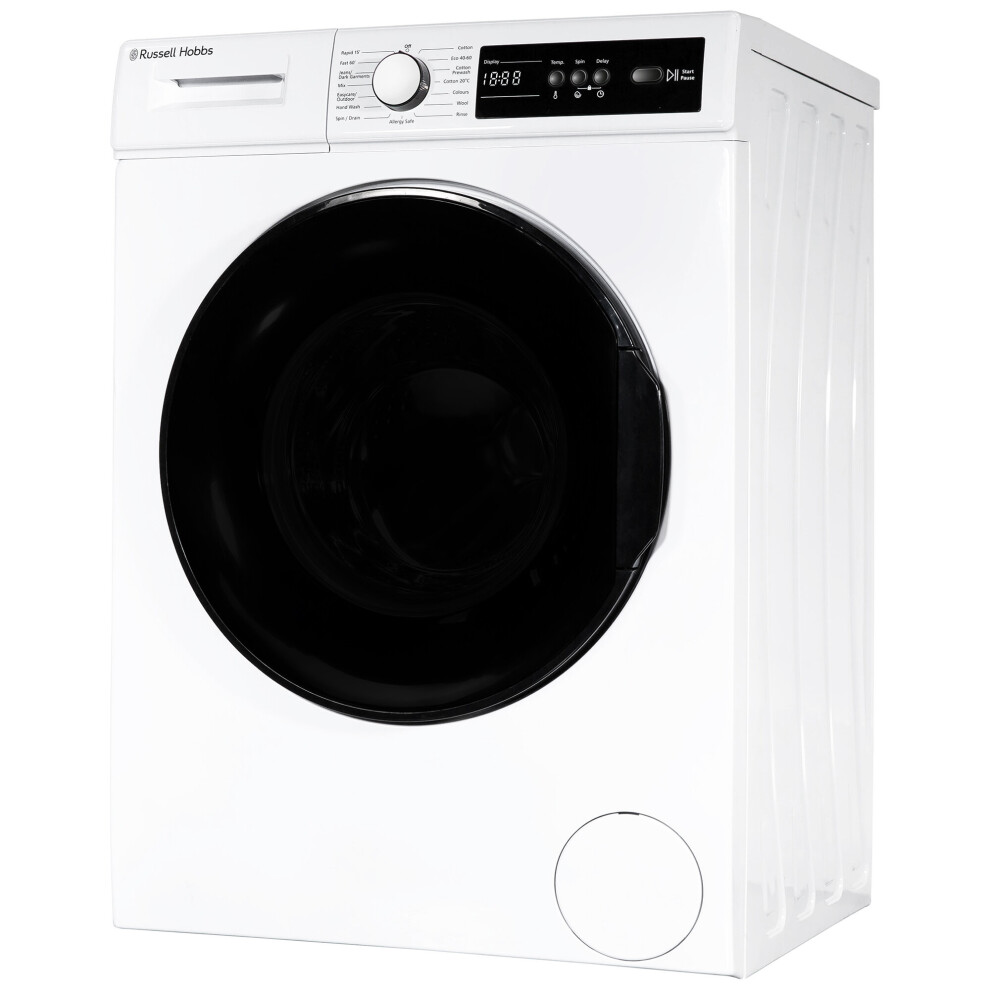 Russell Hobbs Washing Machine 8kg 1400rpm White Freestanding RH814W111W 